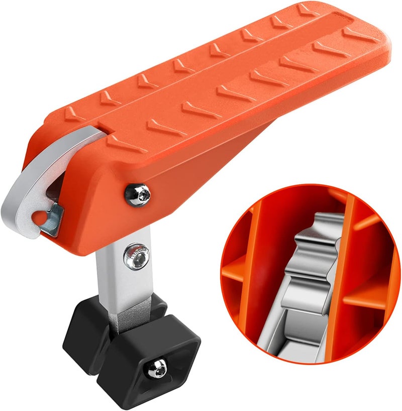 TOOENJOY 5 Angles Universal Car Door Step Door Latch Hook, Foldable Stand Pedal Step Up Easy Access Car Roof, Steel & Rubber Hold up to 400LBS - Image 1